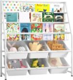 Snazzy Metal Bookshelf For Study Room, White