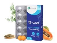 Velbiom Q-gazz Helps in Gas, Bloating and Indigestion Clinically Proven Unique blend of Probiotics, Carminative oils and Digestive Enzymes For Men & Women Formulated by Doctors - 30 Tablets