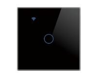 amiciSmart WIFI Switch, Smart Wall Switch with Touch Button Compatible with Alexa, Google Assistant and SmartLife App, 10A 230VAC Smart Switch with Interlocking Feature (2300W)