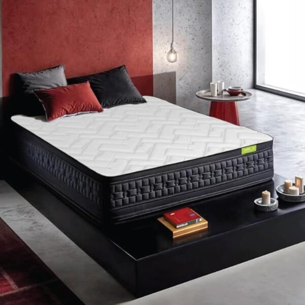wakeup INDIA | Riserox Mattress | Luxe Comfort Pocket Spring | 10 Years Warranty | Queen Size 72x66x12 Inch Mattress | Medium Firm