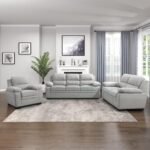 Torque - Jett 3+2+1 Seater Fabric Sofa Set for Living Room (Light Grey) | Modern Sofa Set 6 Seater | Corner Sofas for Bedroom House Gift | 3 Year Warranty