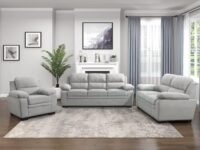 Torque - Jett 3+2+1 Seater Fabric Sofa Set for Living Room (Light Grey) | Modern Sofa Set 6 Seater | Corner Sofas for Bedroom House Gift | 3 Year Warranty