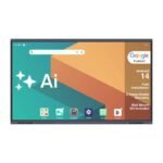 BIG VUE Plus 75 Inch Android 14 Smart Interactive Flat Panel (ADPM) Digital Board, 8 GB RAM 256 GB ROM, Ai-Assistant, Multitouch Screen Display for Teaching, Classroom & Office Use