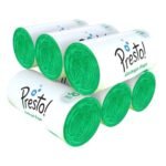 Amazon Brand - Presto! Garbage Bags, Medium - 30 bags/roll (Pack of 6, Green, For Wet Waste)