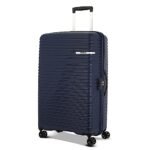 American Tourister Liftoff 79 CM Large Check-in Polypropylene (PP) Hard 8 Wheels Spinner Luggage/Suitcase/Trolley Bag for Travel (Mid Blue)