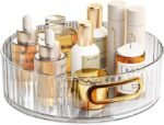 Clefairy 360 °Rotating Lazy Susan Organizer Makeup Organizer,Perfume Skincare Organizers for Dresser, Vanity Tray, Bathroom Counter Organizer