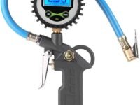 Crevizon High Accurate Car Tire Pressure Gauge 360°Adjustable PSI High Precision 4 Settings Tyre Pressure Gauge LCD Digital Display