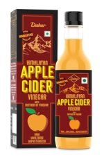 Dabur Himalayan Apple Cider Vinegar - 500ml | Oraganic Sourced Hanpicked Apples | Mother of Vinegar | For Weight Management, Reduced Bloating, Healthy Skin & Hair | Raw, Unfiltered & Unpasteurized