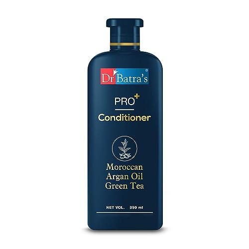 Dr Batra's Pro Conditioner 350Ml Each, Enriched With Moroccan Argan Oil, Green Tea, Vitamin B, For Healthy & Soft Hair, Damage Repair, Sls & Paraben Free, 1 Count