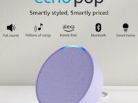 Echo Pop| Smart speaker with Alexa and Bluetooth| Loud sound, balanced bass, crisp vocals| Purple