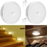 Eloxee Motion Sensor Light for Home with USB Charging Wireless Self Adhesive LED Magnetic Motion Activated Light Motion Sensor Rechargeable Light Motion Activated (2)