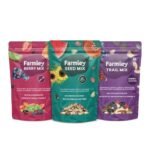 Farmley Mix Dry Fruit Snack Combo 480g (Pack of 3) I Trail Mix 160 g | Berry Mix 160g | Seed Mix 160g | Rich in Antioxidants, Diet Mixes