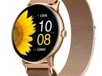 Fire-Boltt Phoenix Ultra Luxury Stainless Steel, Bluetooth Calling Smart Watch, AI Voice Assistant, Metal Body with 120+ Sports Modes, SpO2, Heart Rate Monitoring (Gold)