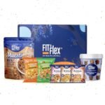 Fit & Flex Festive Gift Box with Healthy Baked Snacks – Premium Festive Gift Hamper (Granola, Muesli, Chocolates & Namkeen) – Healthy Gifting option – As Seen on Shark Tank India – Pack of 7