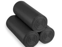 GLUN® Garbage Bags 19x21 Inch Size 20 Litre Capacity Pack of 3 (90Pieces), Oxo-Biodegradable Dustbin Bag, Trash Bag, Waste Bag, Garbage Bag Durable, Leak Proof and Sturdy