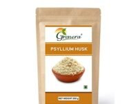 GRENERA Psyllium Husk Whole Flake Isabgol(Bhusi) Fiber Supplement Perfect For Keto Bread And Gluten Free Baking 250Gram