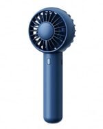 Gaiatop Mini Portable Fan,Powerful Hand Fan Cute Design 3 Speed Personal Small Desk Fan With Base,Lightweight Rechargeable Usb Handheld Fan For Girl,Women,Men,Indoor,Outdoor, 15 centimeters, navy blue