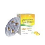 GenOne Calgen D3 Vitamin D3 Capsule for boosting immunity, Healthy bones and Strong muscles (20 Caps)