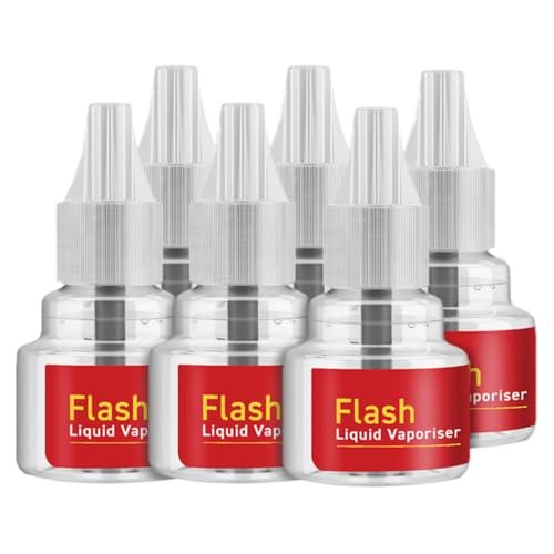 Good Knight Flash Liquid Vapourizer | Mosquito Repellent Refill | Pack of 6 (45ml each)