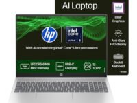 HP Pavilion AI Laptop, Intel Core Ultra 5 125U, 10-12 TOPS, 16GB DDR5, 512GB SSD, IPS, Anti-glare, 2K, WUXGA, 16inch (40cm), Intel graphics, 1080p FHD camera (Win11, Office21, Silver, 1.77kg) af0015TU