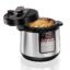 Hamilton Beach Electric Pressure Cooker, 10 in 1 Function, Rice Cooker, Idli Maker, 1 Touch Steam Release, Cook & Serve, Delayed Start, Slow Cook Technology, 10 Preset Program, Stainless Steel, 5.7L