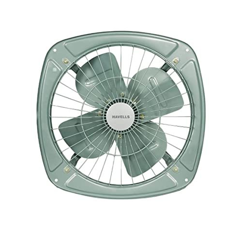 Havells Ventil Air DB 300mm Exhaust Fan| Cut Out Size: Ø12.8| Watt: 70| RPM: 1400| Air Delivery: 1770| Suitable for Kitchen, Bathroom, and Office| Warranty: 2 Years (pista green