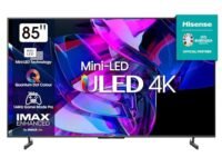 Hisense 215 cm (85 inches) 4K Ultra HD Smart Mini LED QLED TV 85U7K (Black)
