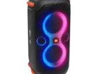 JBL Partybox 110, Wireless Bluetooth Party Speaker, 160W Monstrous Pro Sound, Dynamic Light Show, Upto 12Hrs Playtime, Built-in Powerbank, Guitar & Mic Input, PartyBox App, Splashproof (Black)