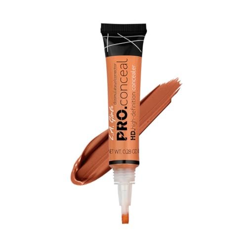 L.A GIRL Pro Natural High Definition Full Coverage Concealer Cream (3, Gc 990 Orange Corrector) Natural Finish, Oily