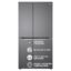 LG 655 L Frost-Free Smart Inverter Double Door Side-By-Side Refrigerator (GL-B257HDSY, Dazzle Steel, Express Freeze | Multi Air-Flow)