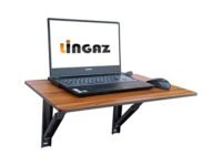 LINGAZ Engineered Wood Wall Mounted Table/Multi-Purpose Table/Laptop Table/Study Table/Computer Table/Office Table/Foldable Table/Writing Desk/Work Table For Home Office, 30 Cm, 38 Cm