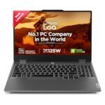Lenovo LOQ 2024 AMD Ryzen 5 7235HS | NVIDIA RTX 3050 6GB (24GB RAM/512GB SSD/15.6" (39.6cm)/Windows 11/Office Home 2024/100% sRGB/3 Mon. Game Pass/Grey/2.4Kg), 83JC00EFIN Gaming Laptop