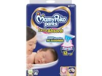 MamyPoko Pants Extra Absorb Baby Diapers Newborn/X-Small (Nb/Xs),99 Pcs,Upto 5 Kg,1 Count