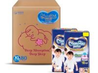 MamyPoko Pants Extra Absorb Baby Diapers, X-Large (XL), 80 Count, 12-17 kg