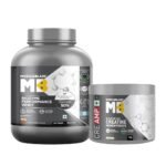 MuscleBlaze Biozyme Performance Whey Protein Powder (Kesar Thandai, 2kg / 4.4lbs) & Creatine Monohydrate CreAMP (100g, Unflavoured)