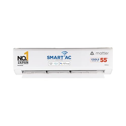 Panasonic 2.0 Ton 3 Star Premium Wi-Fi Inverter Smart Split AC (Matter Enabled, Higher Airflow, Copper Condenser, 7in1 Convertible, True AI, 4-Way, PM 0.1 Filter, CS/CU-SU24AKY3W, White)