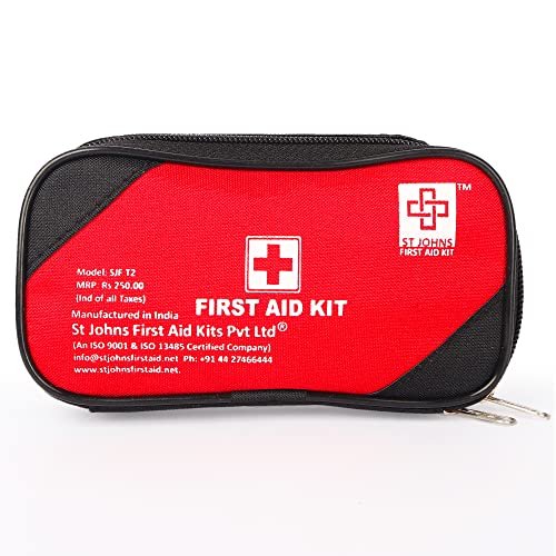 ST JOHNS First Aid Kit For Travel/Trucking/Car/Sports Of 33 Content