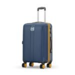 Safari Thorium Neo 8 Wheels 66 Cm Medium Check-in Trolley Bag Hard Case Polycarbonate 360 Degree Wheeling System Luggage, Trolley Bags for Travel, Suitcase for Travel, Graphite Blue