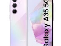 Samsung Galaxy A35 5G (Awesome Lilac, 8GB RAM, 128GB Storage) | Premium Glass Back | 50 MP Main Camera (OIS) | Nightography | IP67 | Corning Gorilla Glass Victus+ | sAMOLED with Vision Booster