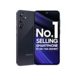 Samsung Galaxy A55 5G (Awesome Navy, 8GB RAM, 256GB Storage) | Metal Frame | 50 MP Main Camera (OIS) | Nightography | IP67 | Corning Gorilla Glass Victus+ | sAMOLED with Vision Booster