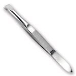ScentRose Professional Quality Tweezer and Plucker For Upper Lip, Eyebrows and Blackhead | Standard Silver | Stainless Steel