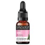 Soulflower Rosemary Essential Oil for Hair Growth, Hair Fall Control and Nourishment, Skin Care | Clinically Tested & Ecocert Certified Organic 100% Pure, Natural, Undiluted | 15ml