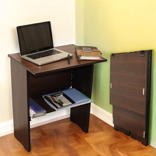 Spacecrafts Engineered Wood Office Desk; Study Desk ; Folding Desk (Wenge Finish,Wenge)
