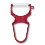 Victorinox, Multipurpose Rapid Peeler/Vegetable Scrapper, Normal Straight Edge, Red, Swiss Made (6.0930.1)