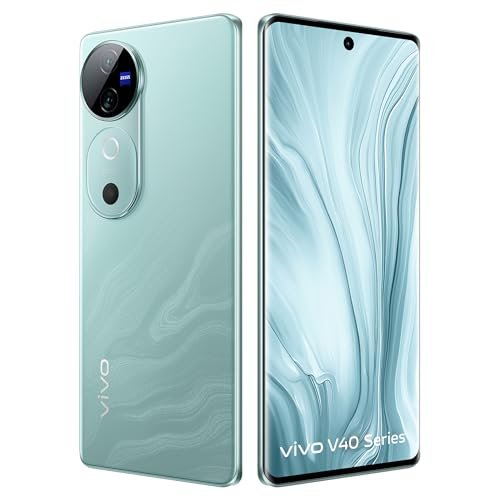 Vivo V40 5G (Ganges Blue, 8GB RAM, 256GB Storage) with No Cost EMI/Additional Exchange Offers