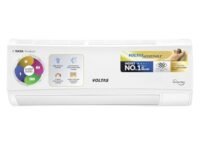 Voltas 1 ton 5 Star, Inverter Split AC (Copper, 4-in-1 Adjustable Mode, Anti-dust Filter, 125V Vectra CAW, White)