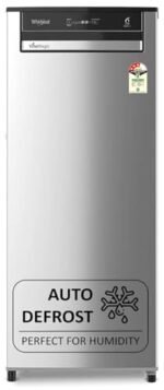 Whirlpool 192 L 3 Star Vitamagic PRO Frost Free Direct-Cool Single Door Refrigerator (215 VITAMAGIC PRO PRM 3S MAGNUM STEEL-Z Fridge, Silver, Auto Defrost Technology)