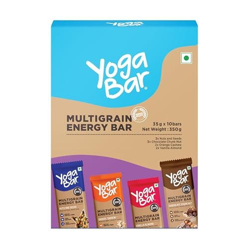 Yogabar Multigrain Energy Bars 380Gm Pack (38G x10) (10 Bars)