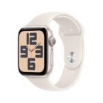 Apple Watch SE (2nd Gen, 2023) [GPS 44mm] Smartwatch with Starlight Aluminum Case with Starlight Sport Band. Fitness & Sleep Tracker, Crash Detection, Heart Rate Monitor, Retina Display