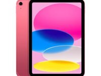 Apple iPad (10th Generation): with A14 Bionic chip, 27.69 cm (10.9″) Liquid Retina Display, 256GB, Wi-Fi 6 + 5G Cellular, 12MP front/12MP Back Camera, Touch ID, All-Day Battery Life – Pink